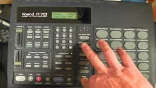 Roland R70 Drum Machine Tutorial pt. 1