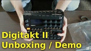Elektron Digitakt 2 Unboxing and Demo (first play)
